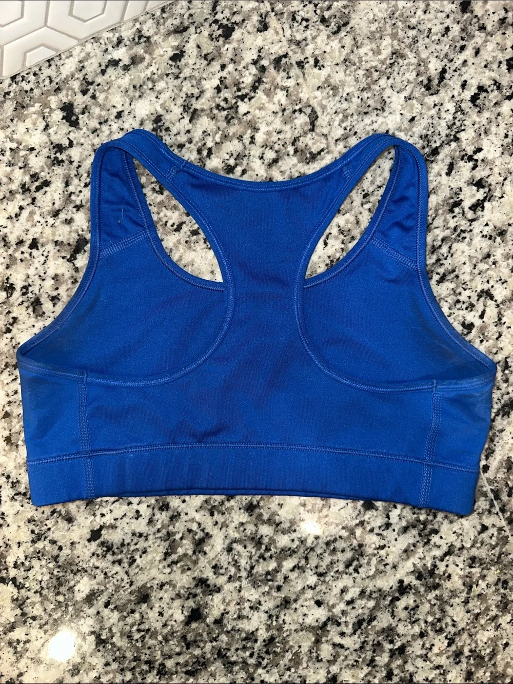 Nike Blue Dri-FIT Racerback Sports Bra